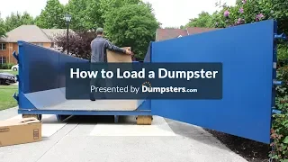 How to Load a Roll Off Dumpster | Dumpsters.com