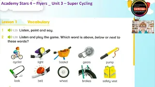 Academy Stars 4 _ Unit 3- Super Cycling _ Lesson 1 - Vocabulary