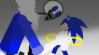 Faker 404 VS Ultra Sonic(Archie sonic) | Stick Nodes Animation