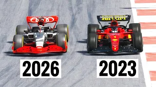 Ferrari F1 2023 vs Audi F1 2026 Concept - Imola GP