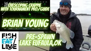 How to Livescope Crappie in Oklahoma with Brian Young FISH EAT LIVE