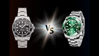 Reseña comparativa entre Rolex Submariner y Pagani Design PD1661