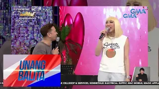 Vice Ganda, nagbiro tungkol sa hosting style ni Alden Richards sa Miss Universe... | Unang Balita