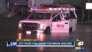 City of San Diego face challenges for Bridge homeless shelters