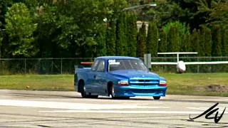 sound of horsepower - muscle cars and dragsters at the airstrip