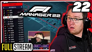 WELL DONE BAKU - Haas Playthrough #22 - F1 Manager 2022 (Full Stream)