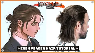 Eren Yeager Hairstyle Tutorial (updated) - Attack On Titan Season 4