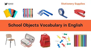 School Supplies | Kids vocabulary | Classroom Objects | Things in the Classroom #english  vocabulary