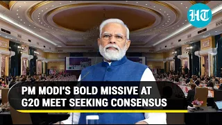 PM Modi's bold message to West at G20 meet; 'No group can claim global leadership' | Watch