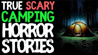 True Camping Scary Horror Stories for Sleep | Black Screen With Rain Sounds