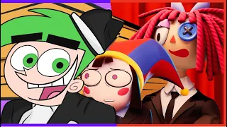 Fairly OddParents and THE AMAZING DIGITAL CIRCUS Coffin Dance Mashup @Ozyrys