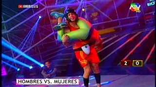 COMBATE: Lucha de Naciones Hombres vs Mujeres 31/07/14