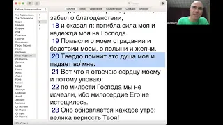 PS: О НАДЕЖДЕ, ВОССТАЮЩЕЙ ИЗ ПЕПЛА (Плач Иер.3:22-23)