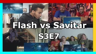 Reactions: Flash vs Savitar - Season 3 Episode 7 | Compilation | The Flash 3x17