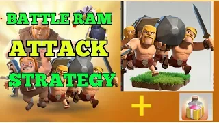 BATTLE RAM ATTACK STRATEGY CLASH OF CLANS | HOW TO USE COC BIRTHDAY BOOM SPELL