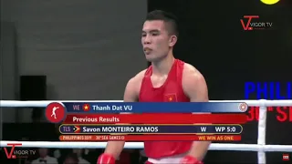 Philippines ( C. SUAREZ ) VS VIETNAM ( T.D. VU ) Boxing match - sea game 2019