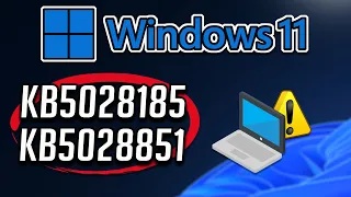 FIX Windows Update KB5028185 and KB5028851 Not Installing or Downloading In Windows 11