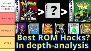 Ranking 25 Pokemon ROM hacks for nuzlocking! in-depth tier list