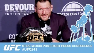 STIPE MIOCIC POST-FIGHT PRESS CONFERENCE #UFC241