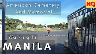 Walking To Manila American Cemetery And Memorial | BGC Walking Tour In Manila, Philippines