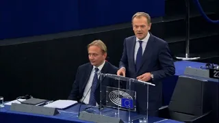 Tusk urges EU not to 'betray' British pro-Europe voters