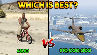 GTA 5 ONLINE : CHEAPEST VS MOST EXPENSIVE (WHICH IS BEST?)