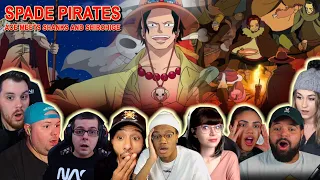 SPADE PIRATES!!! ACE MEETS SHANKS AND SHIROHIGE - Reaction Mashup One Piece