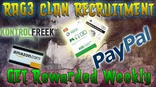 COD GHOSTS: RAG3 Clan Recruitment - GET REWARDED (UK PLAYERS NEEDED)