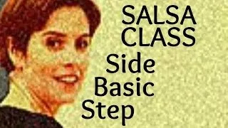 Salsa Basic Side Step from Salsa class for beginners 7/22