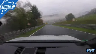 FULL wet Lap with the Heavy Weight - SLOW .. SCARY but Fun - NÜRBURGRING NORDSCHLEIFE BTG 4K