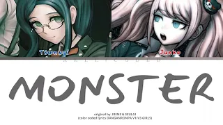 IRENE & SEULGI MONSTER (DANGANRONPA V1/V3 GIRLS) (Color Coded Lyrics Han/Eng/Français)