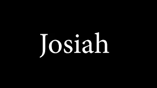 6 Josiah