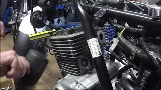 Honda CB125E - How To Remove and Install Piston and Cylinder Part 2