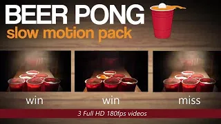 Beer Pong Stock Video