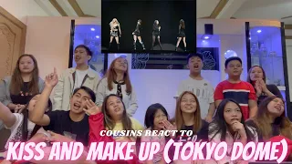 COUSINS REACT TO BLACKPINK - KISS AND MAKE UP (DVD TOKYO DOME 2020)