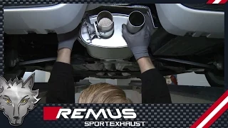 Mini Cooper S F56 installation instructions REMUS cat-back sport exhaust