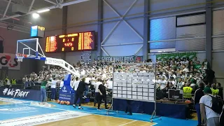 BC "Žalgiris" Kaunas fans in domestic league away match against Prienai "CBet" 22/12/2019