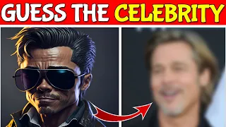 Guess the Celebrity Characters by the Cartoon Face | 50 Most Famous People in the World