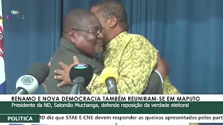 RENAMO E NOVA DEMOCRACIA TAMBÉM REUNIRAM-SE EM MAPUTO