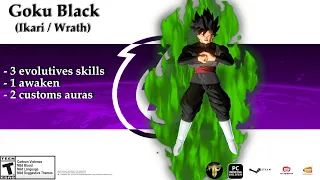 [XV2 mods] - Goku Black (Ikari / Wrath)