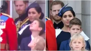 Prince Harry didn't Tell off Meghan at Trooping The Colour  Here's What Actually happened