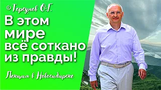 В этом мире всё соткано из правды! Торсунов лекции. Новосибирск Смотрите без рекламы!