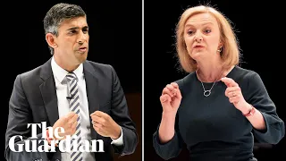 Rishi Sunak and Liz Truss face Conservative party members at Belfast hustings – watch live