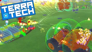 Battle Royale Of Giant Techs - Terratech Multiplayer Gameplay