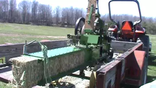 1/3 SCALE JOHN DEERE HAY PRESS CIRCA 1920'S