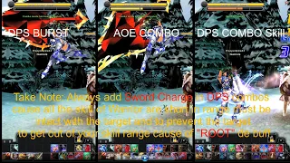 CABAL ONLINE (PH) DPS COMBO WA (Damage Per Second/Skill) skill Sets for Warrior Class (WA)