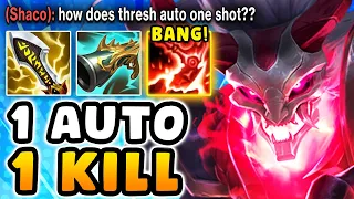 How I Created the DEADLIEST Thresh of all time (1 AUTO = 1 KILL, INSANE ENDING)