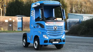 Children's Ride On Fully Licenced Mercedes Benz Actros Truck HL358