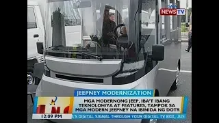 BT: Mga modernong jeep, iba't ibang teknolohiya at features, tampok sa mga modern jeepney