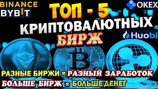 Топ криптовалютных бирж. Лучшие биржи криптовалют.Как зарабатывать на бирже криптовалют по максимуму